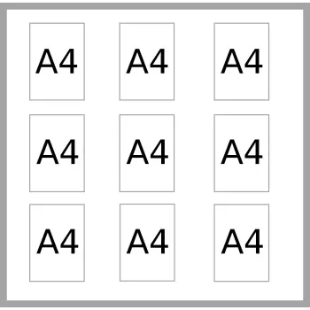 Gablota magnetyczna Economy 9xA4